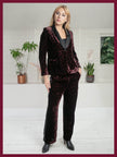 Sonia Tuxedo In Plum Leopard