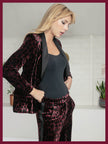 Sonia Tuxedo In Plum Leopard