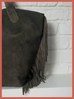 Vancouver Suede Tote - Olive