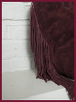 Vancouver Suede Tote - Plum