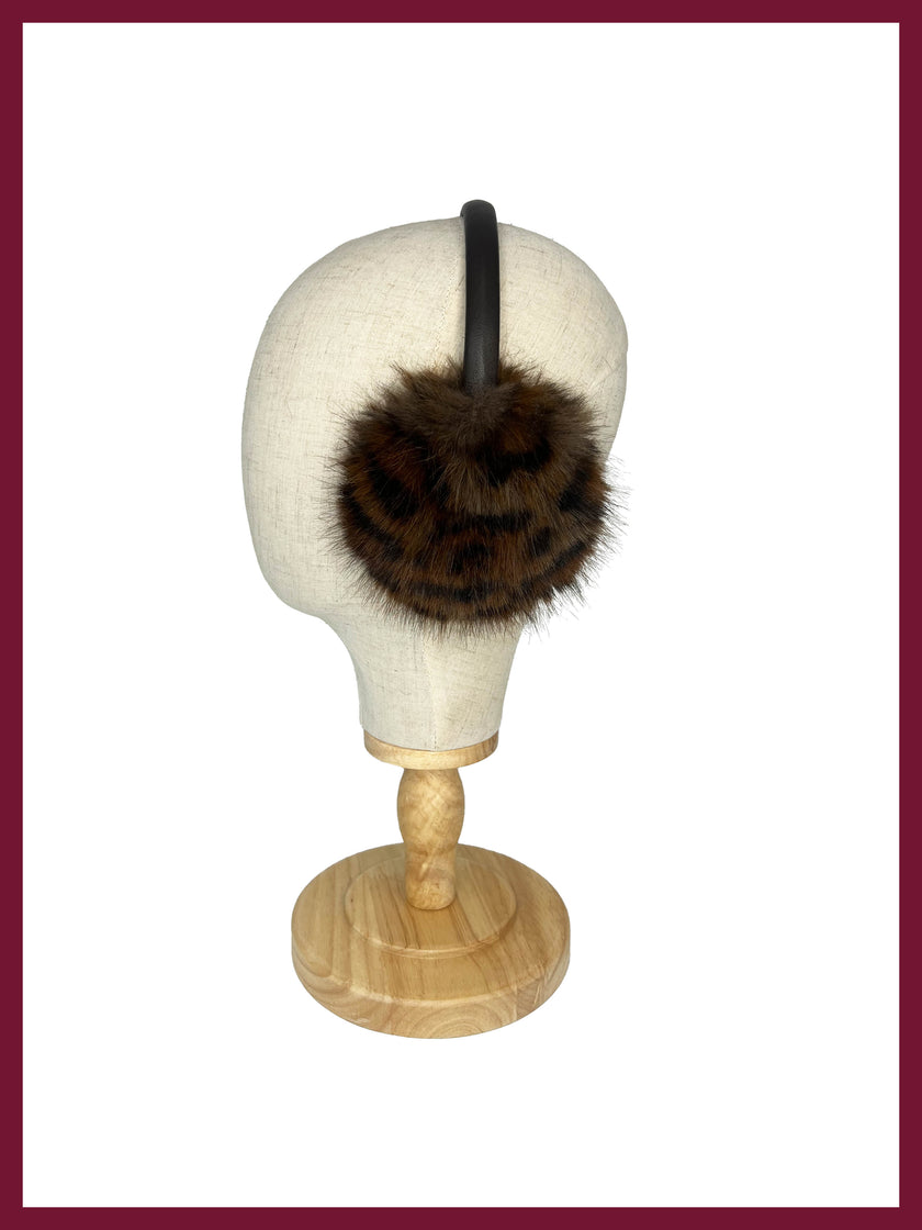 Estella Earmuff-Chocolate Leopard