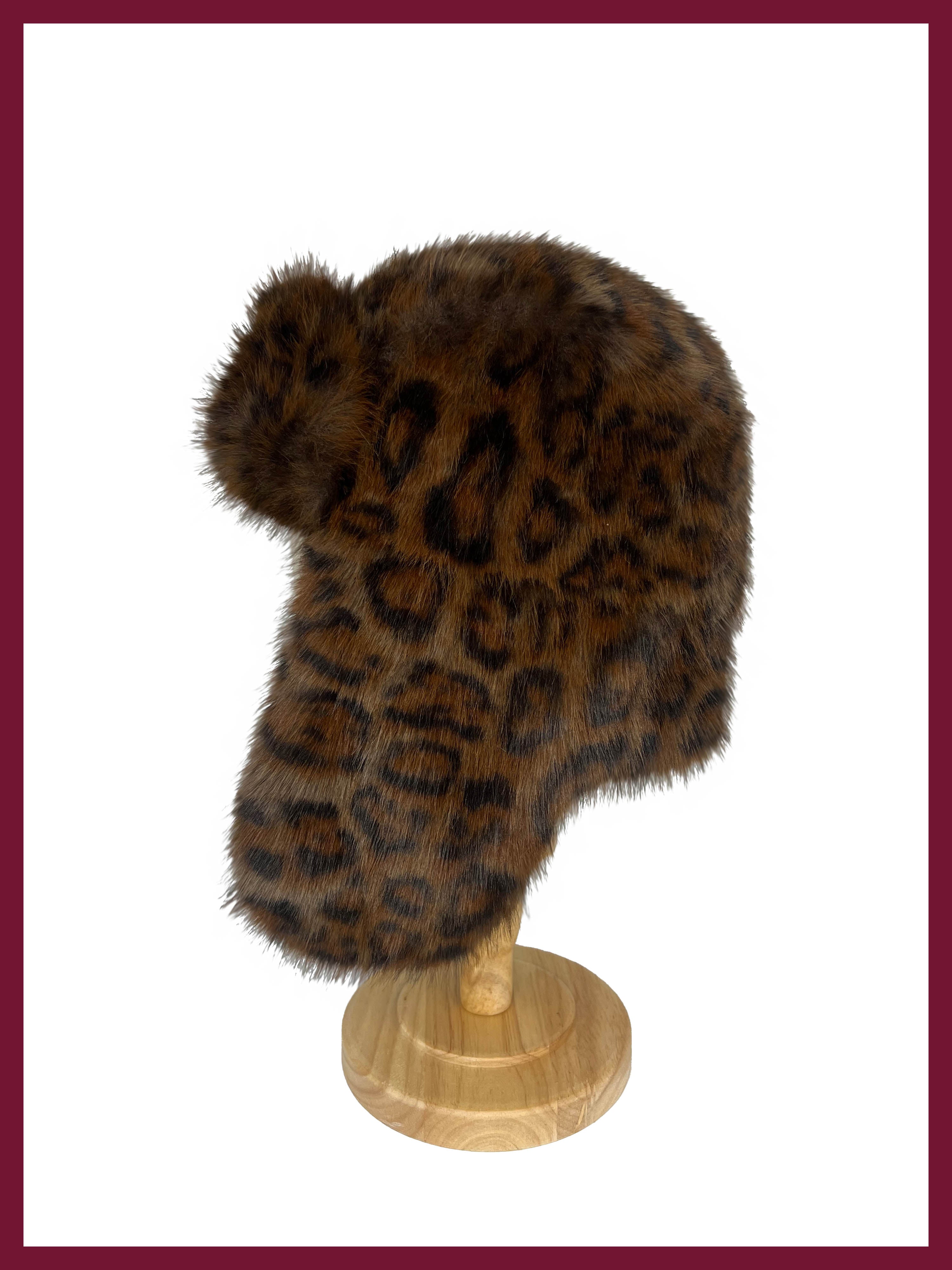 AW25 Billie Faux Fur Trapper-Chocolate Leo