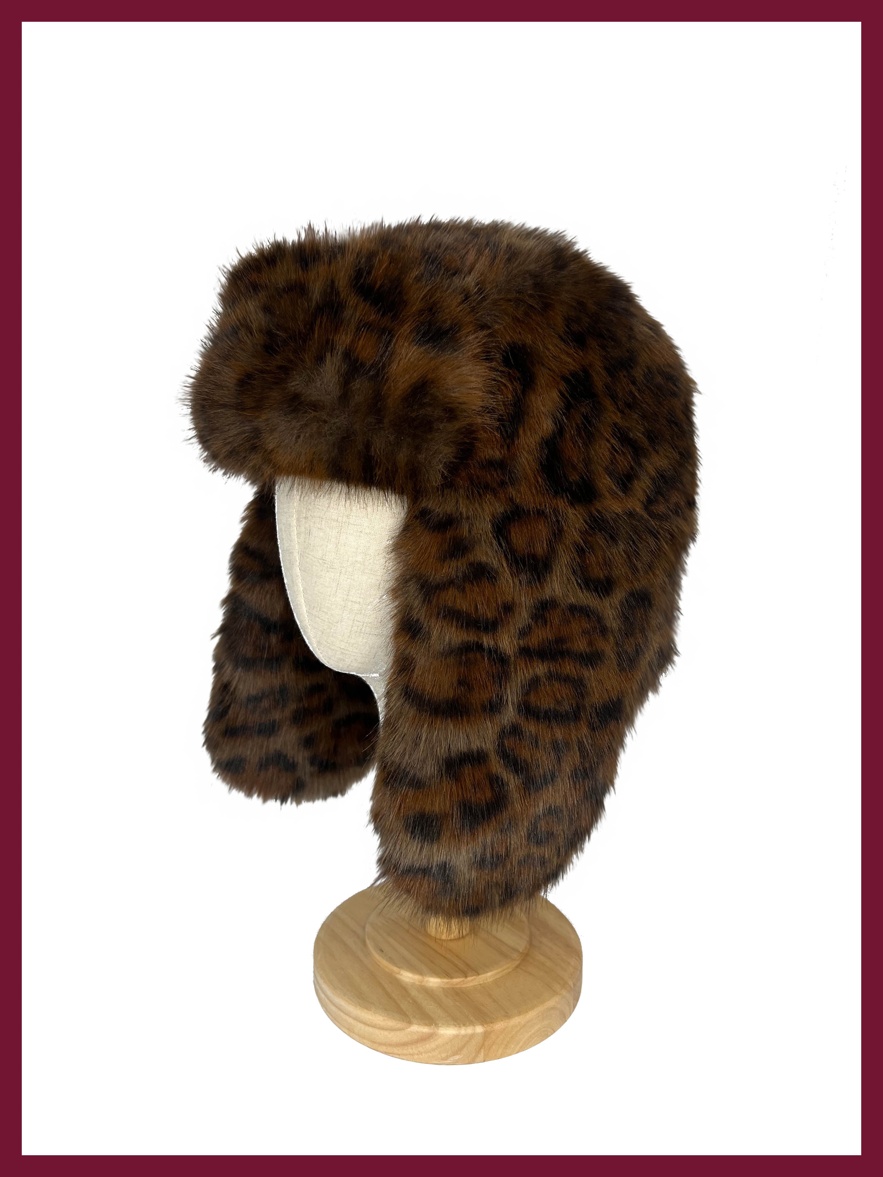AW25 Billie Faux Fur Trapper-Chocolate Leo