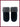Fleur Mittens In Black