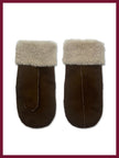 Fleur Mittens In Chocolate
