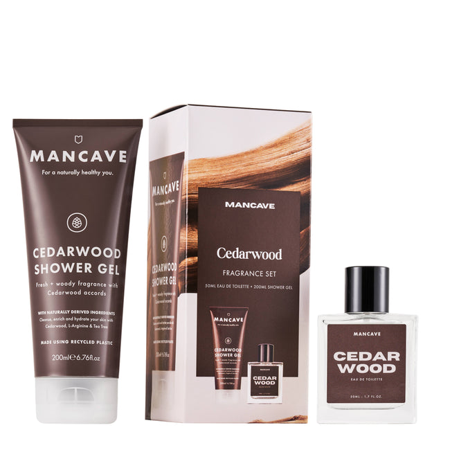 Mens Premium Fragrance Gift set, Cedarwood, Blackspice Body Scrub 500ml, Mens Shower Gel, Blackspice Body Scrub 500ml, Mens Shower Gel, Christmas Gifts