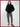 Beatrix Faux Fur Bomber In Black