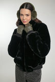 Tishan Studded Gloves in Khaki
