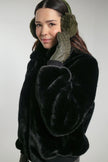 Tishan Studded Gloves in Khaki