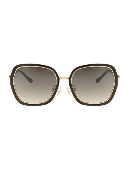GLORIA BLACK - Square sunglasses for women in black