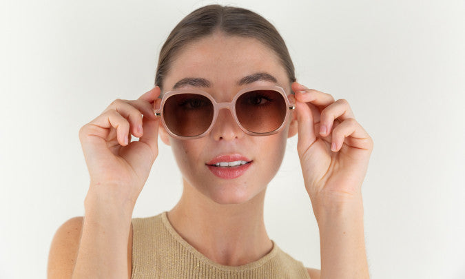 Cher Oversize Square Sunglasses In Pink