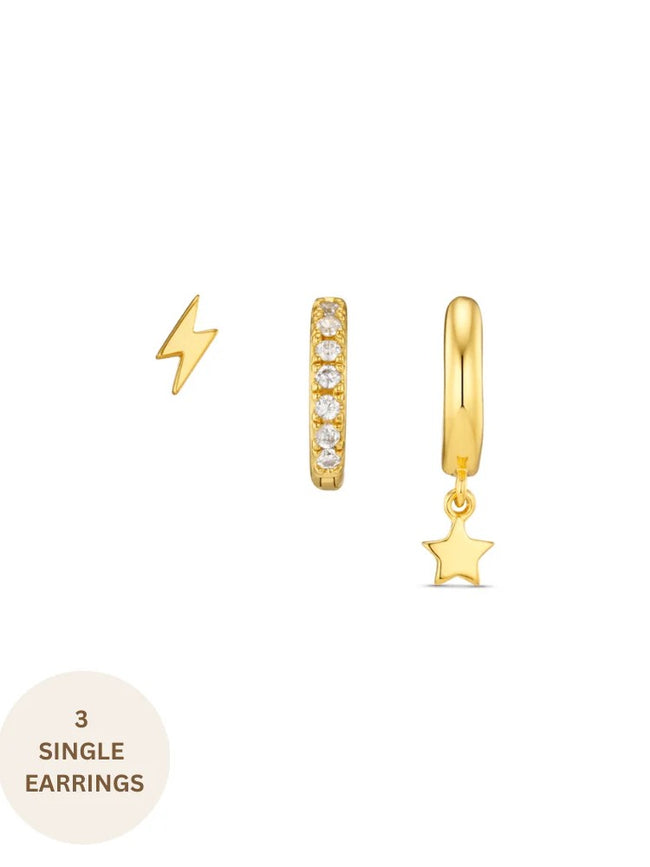 Orelia Lightning and Star Ear Party (GOLD)