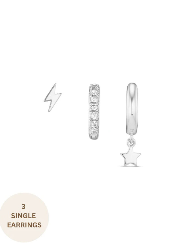 Orelia Lightning and Star Ear Party (SILVER)