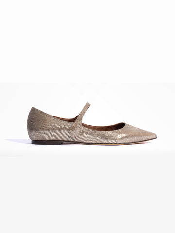 Fifi Lizard Metallic - Gold Champagne
