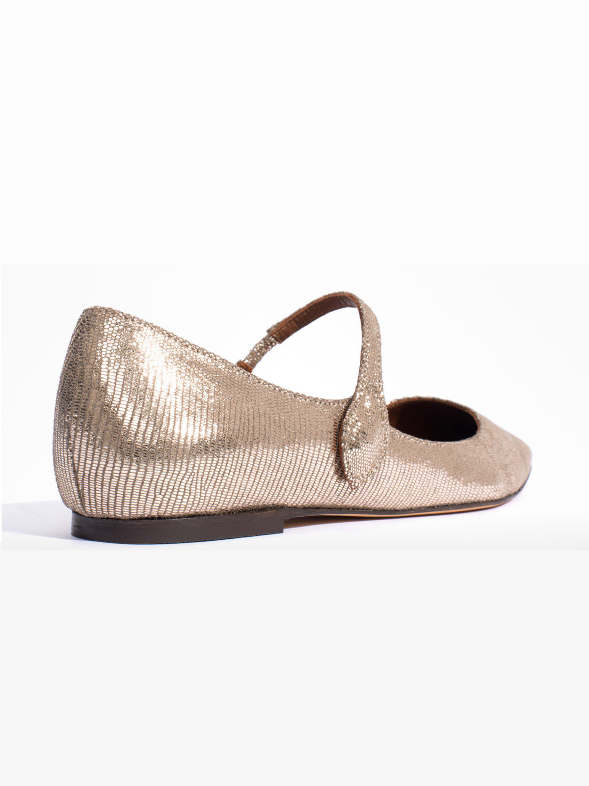 Fifi Lizard Metallic - Gold Champagne