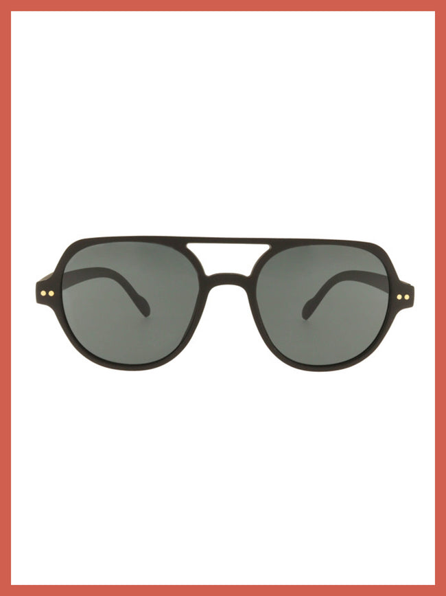 Freddie Aviator Sunglasses In Black