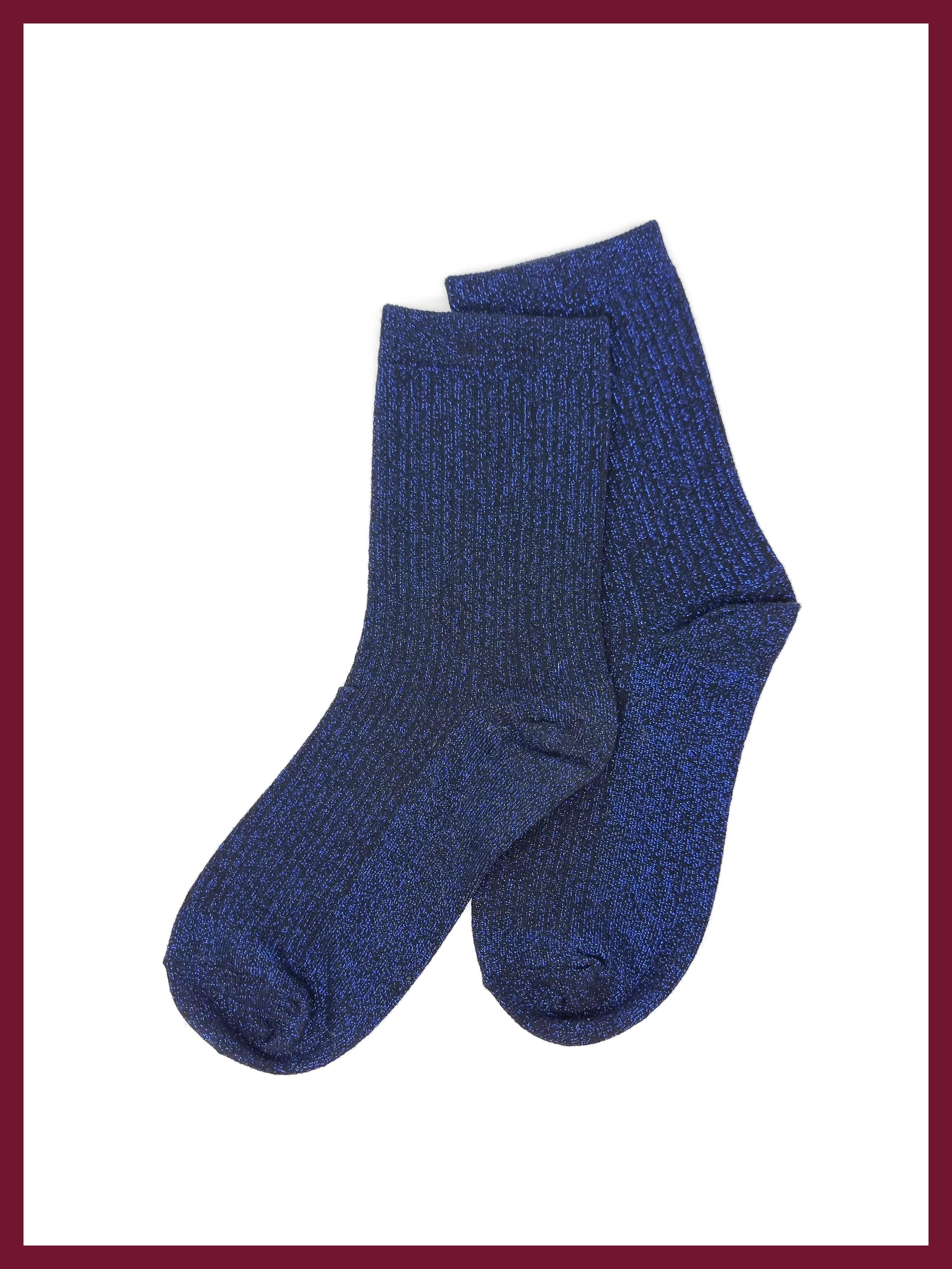 Glitterati Socks in Blue