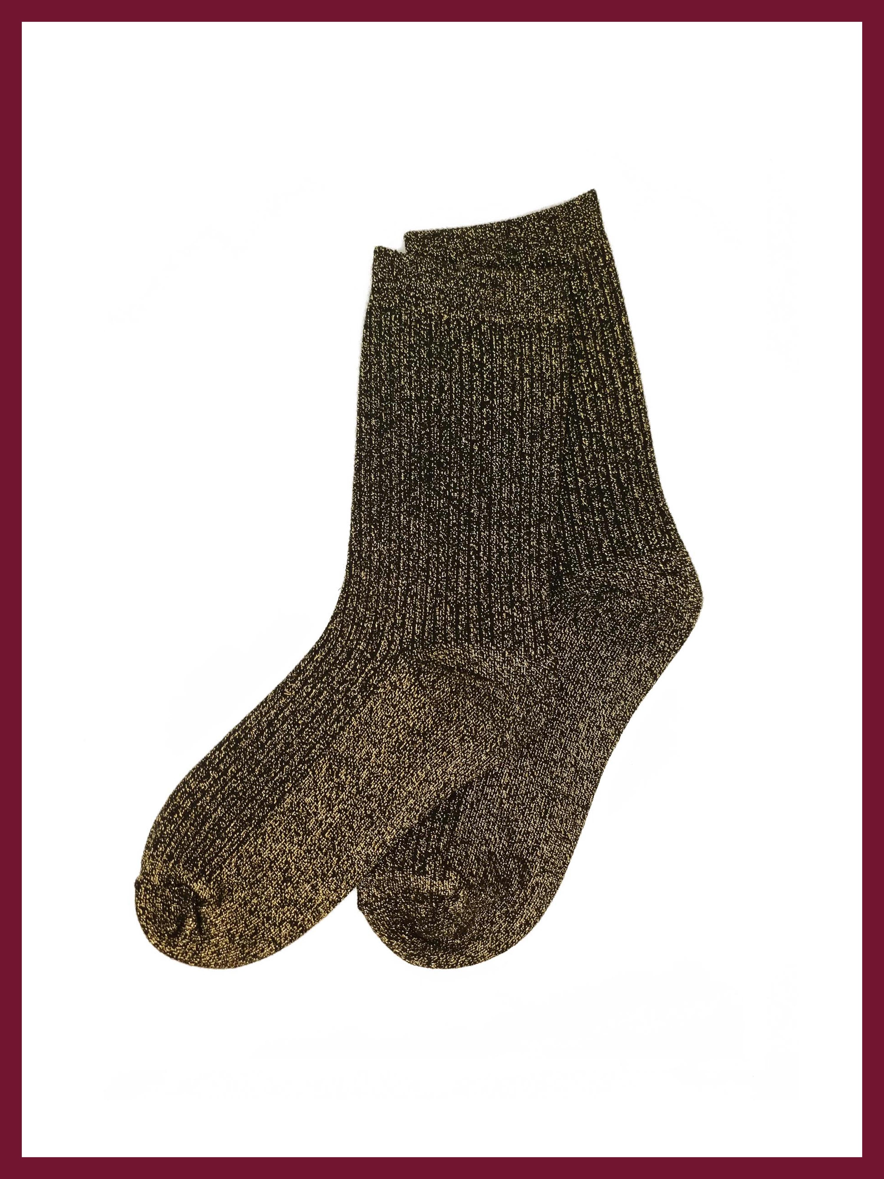 Glitterati Sock in Gold