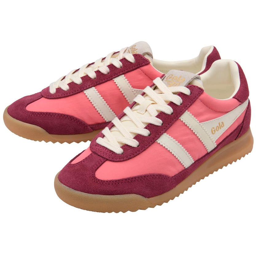 Gola Womens Firefly Trainer-Bubblegum/Cerise/Off White