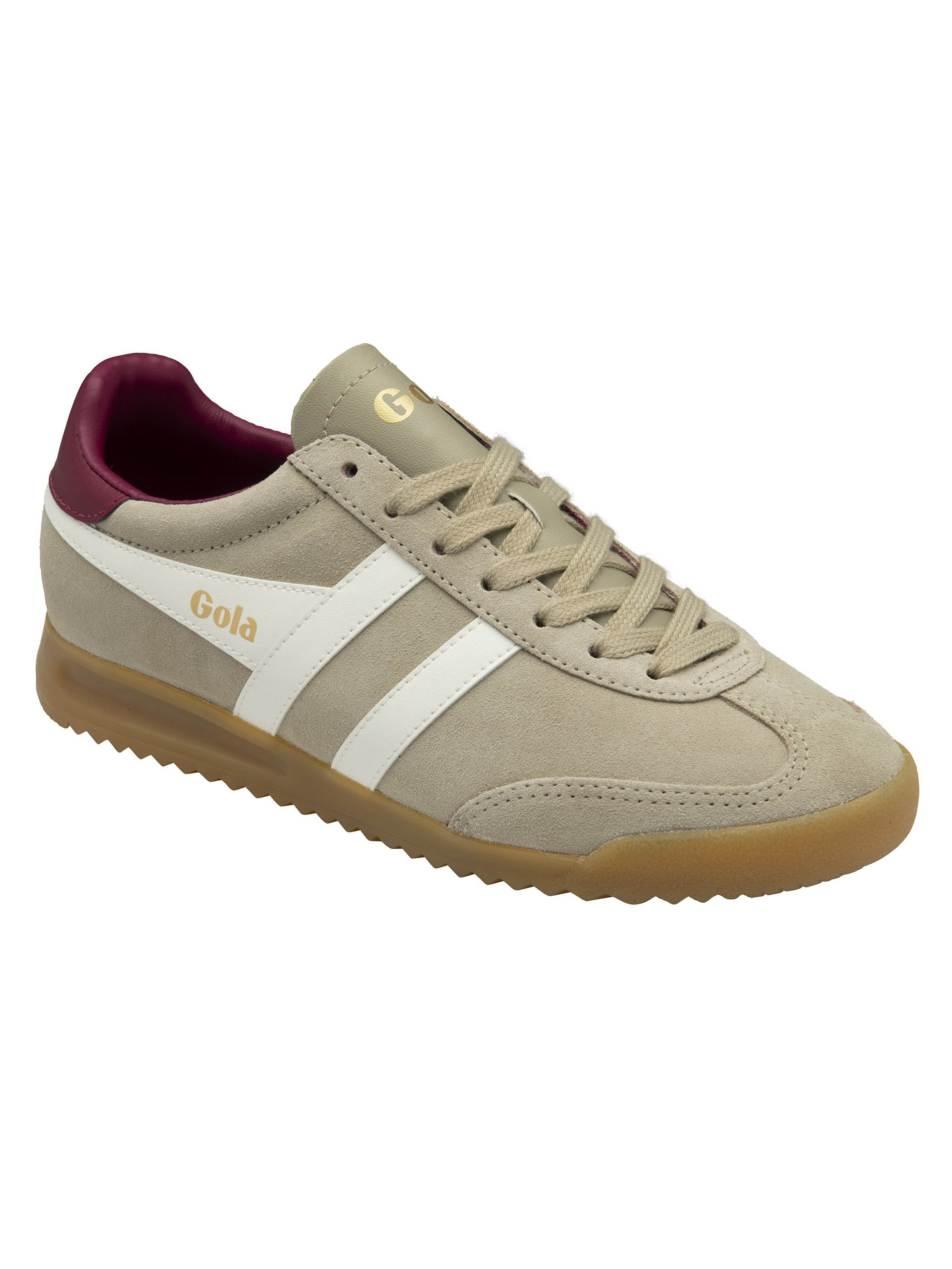 Gola Womens Torpedo Trainer-Bone/Off White/Cerise