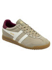 Gola Womens Torpedo Trainer-Bone/Off White/Cerise