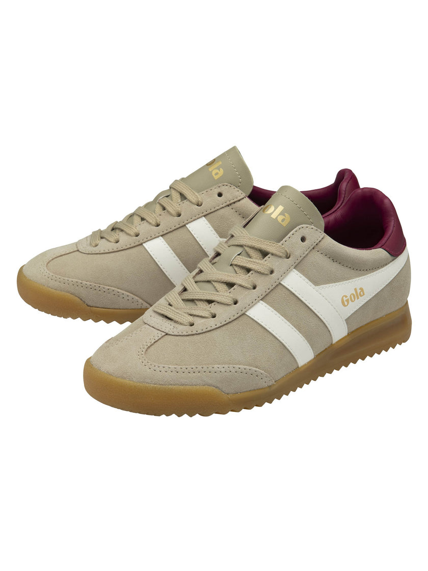 Gola Womens Torpedo Trainer-Bone/Off White/Cerise