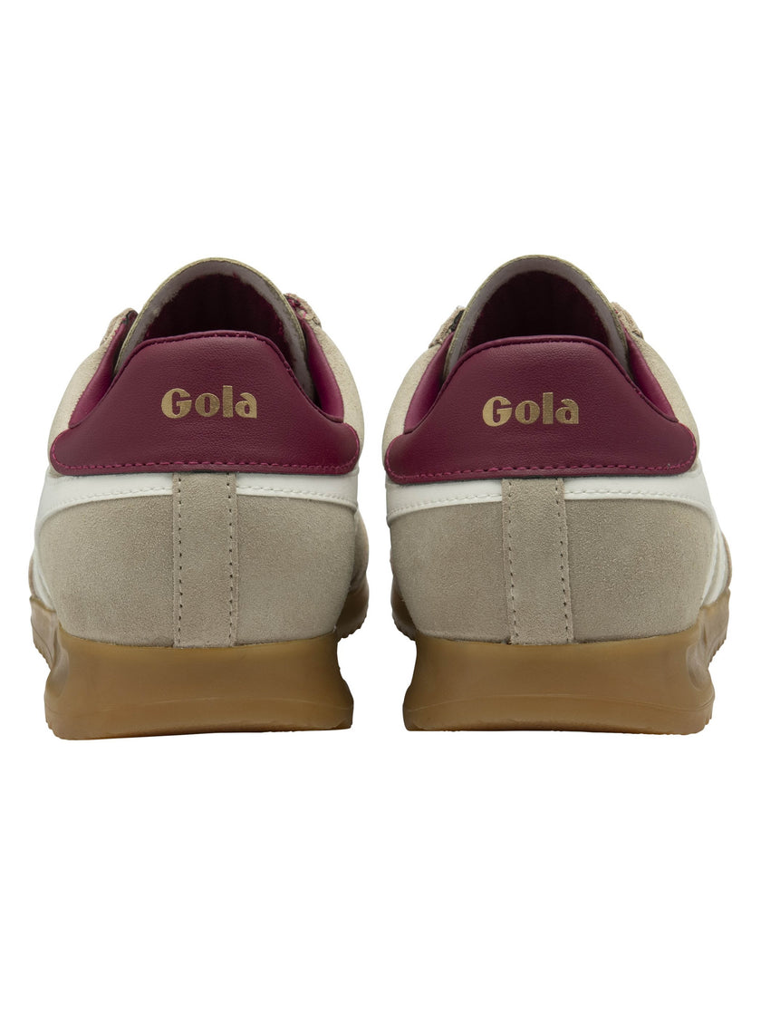 Gola Womens Torpedo Trainer-Bone/Off White/Cerise