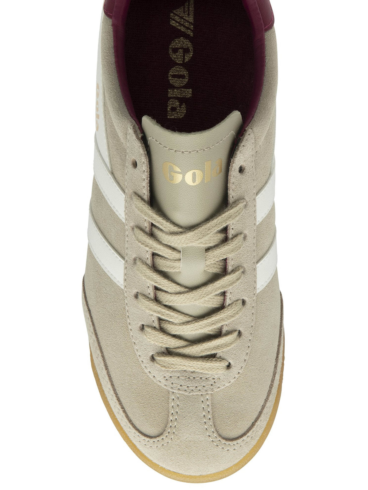 Gola Womens Torpedo Trainer-Bone/Off White/Cerise
