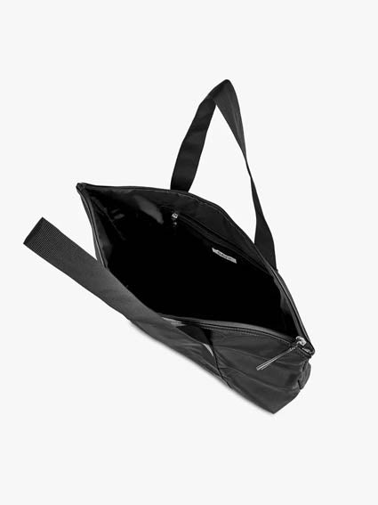 Gweneth Nylon Shopper Bag - Black