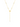 Orelia Crystal & Starburst Fine Lariat Necklace