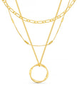 Orelia Open Circle Chain 3pk