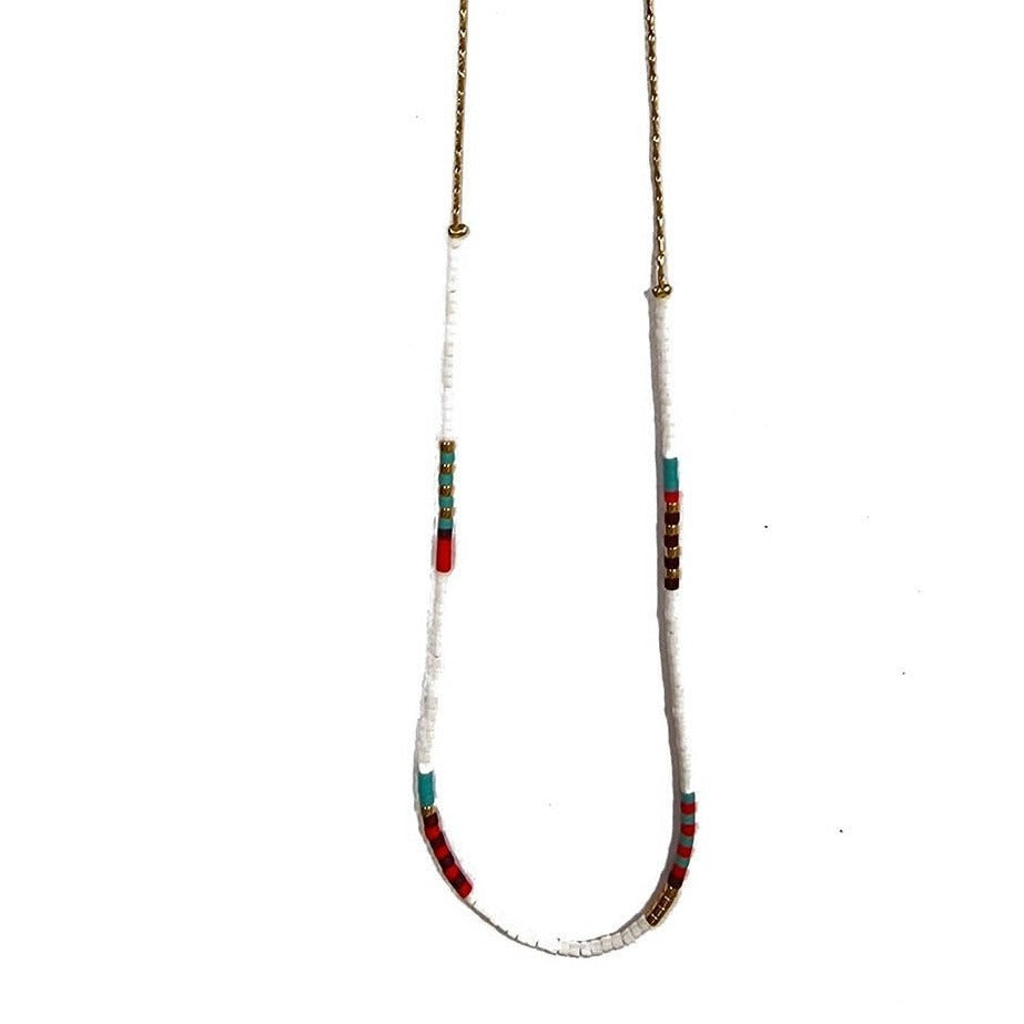 Beaded Necklace - Multi Mix