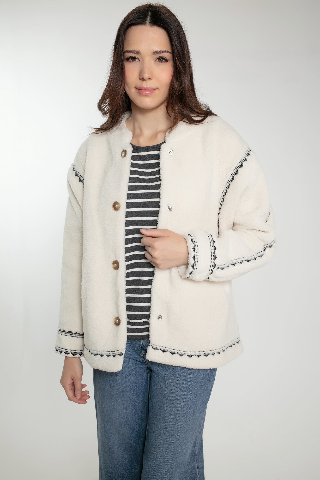 POPPY BORG JACKET