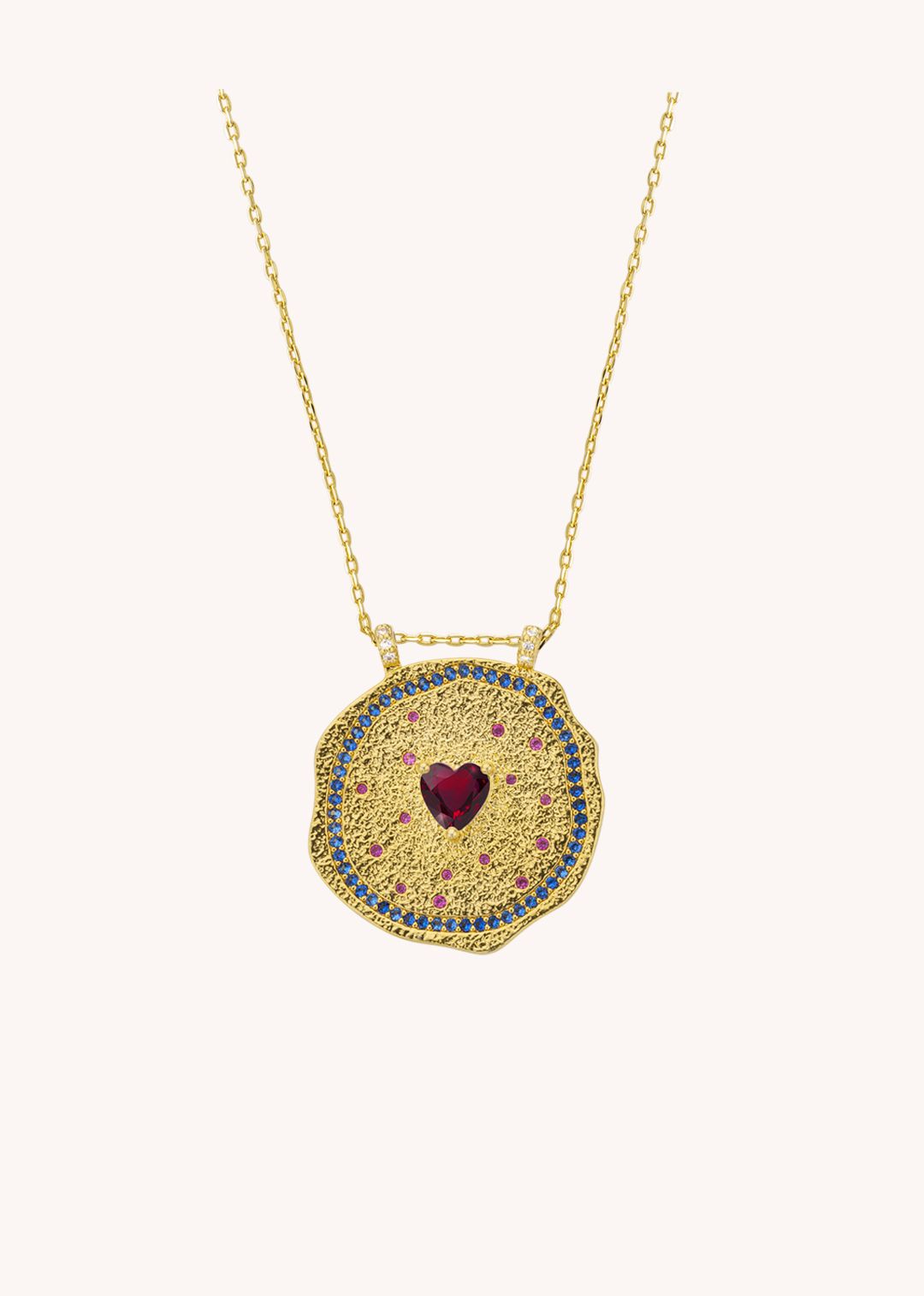 Mya-Bay Ruby Heart Medaille