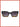 Rosie Vintage Rectangular Sunglasses In Black and Tortoise