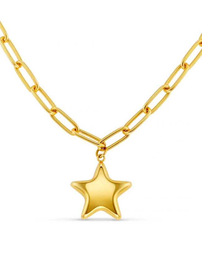 Statement Star Pop Charm Necklace