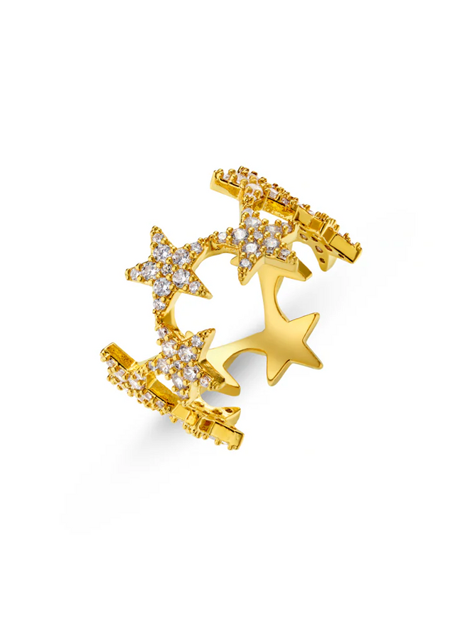 ORE31628 Statement Pave Star Ring