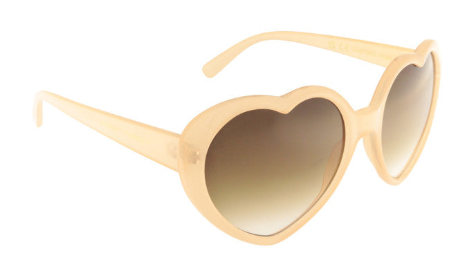 Sue Heart Sunglasses In Pink