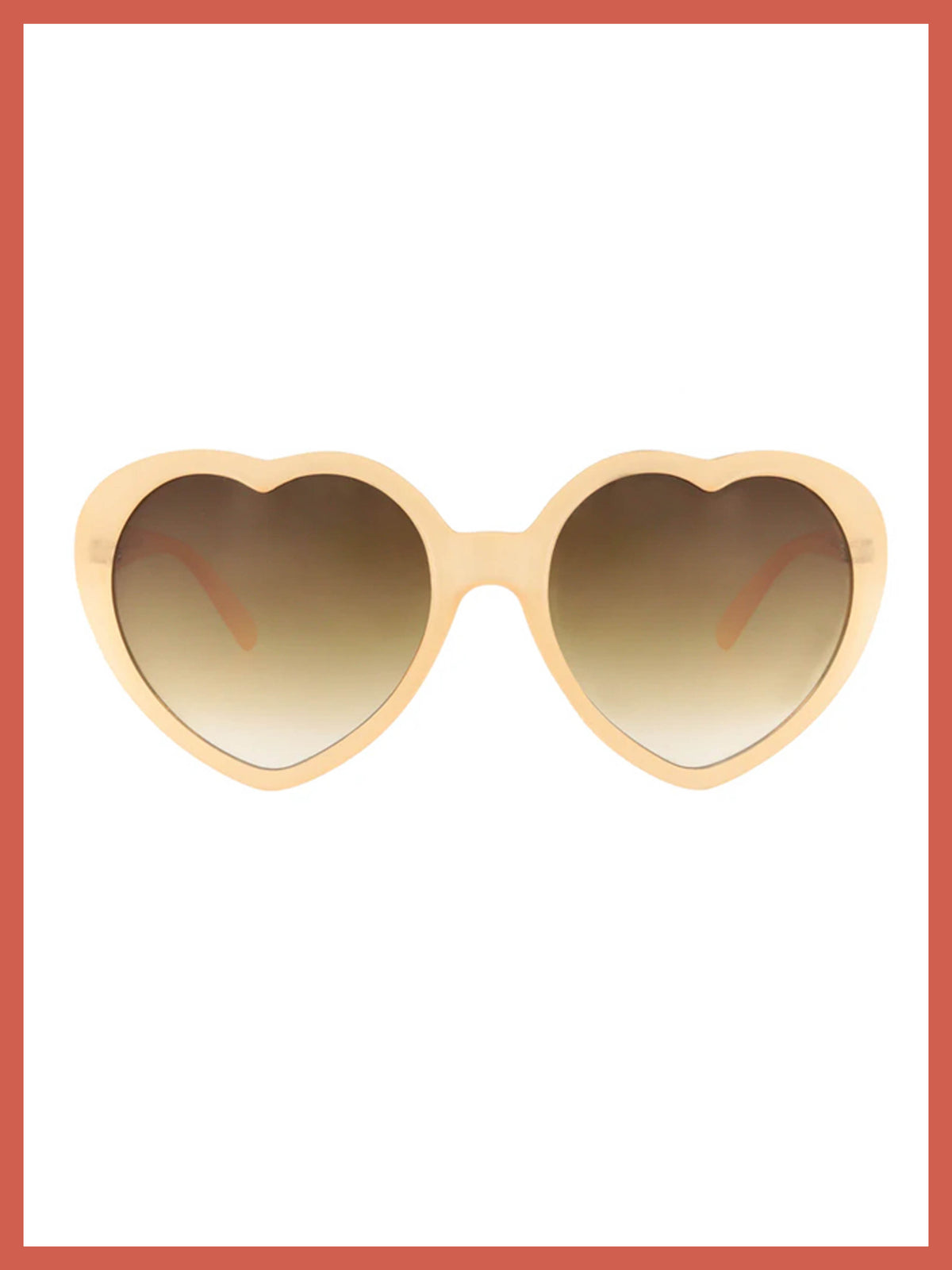Sue Heart Sunglasses In Pink