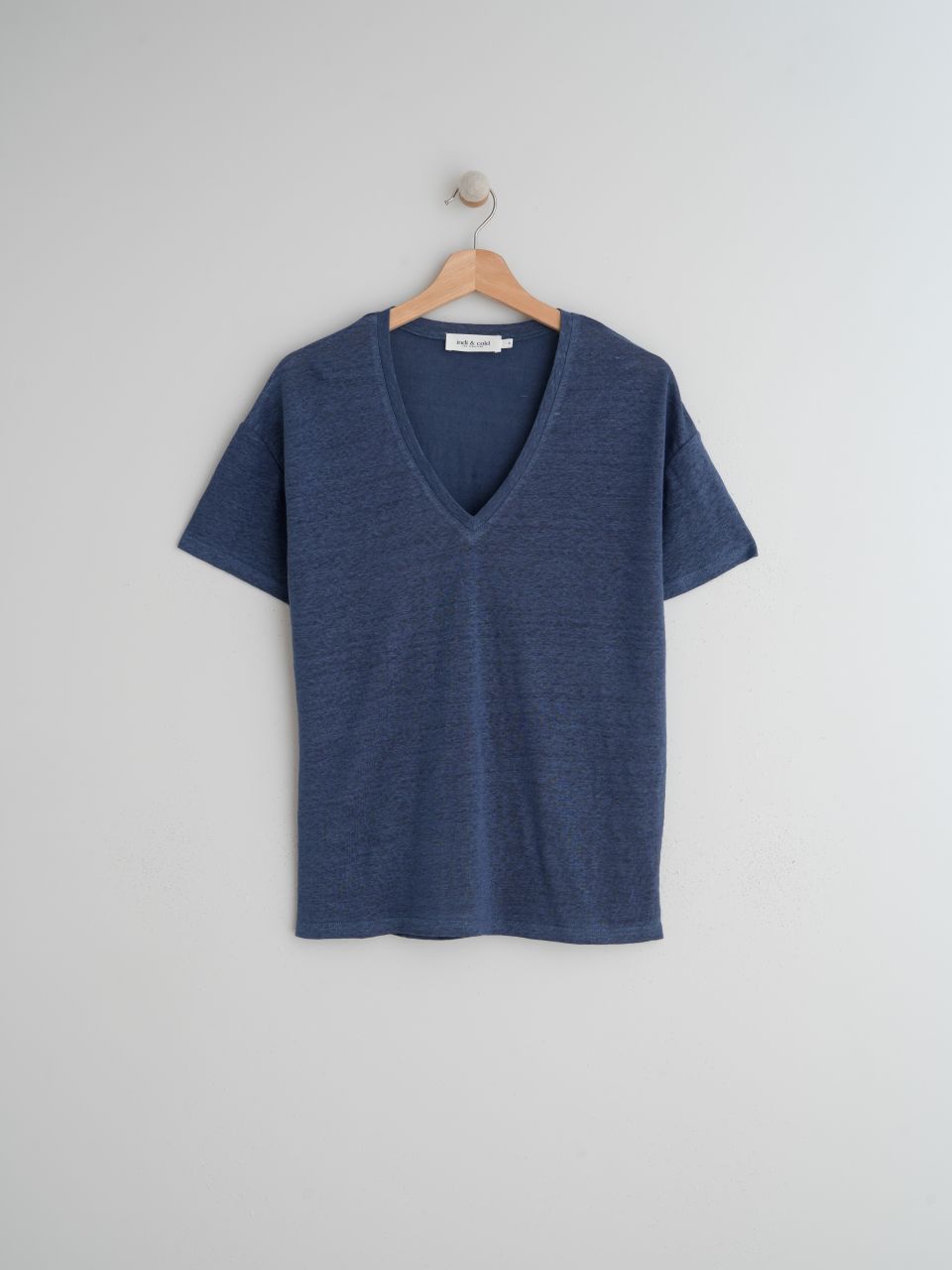 Basic V Neck TShirt - Indigo