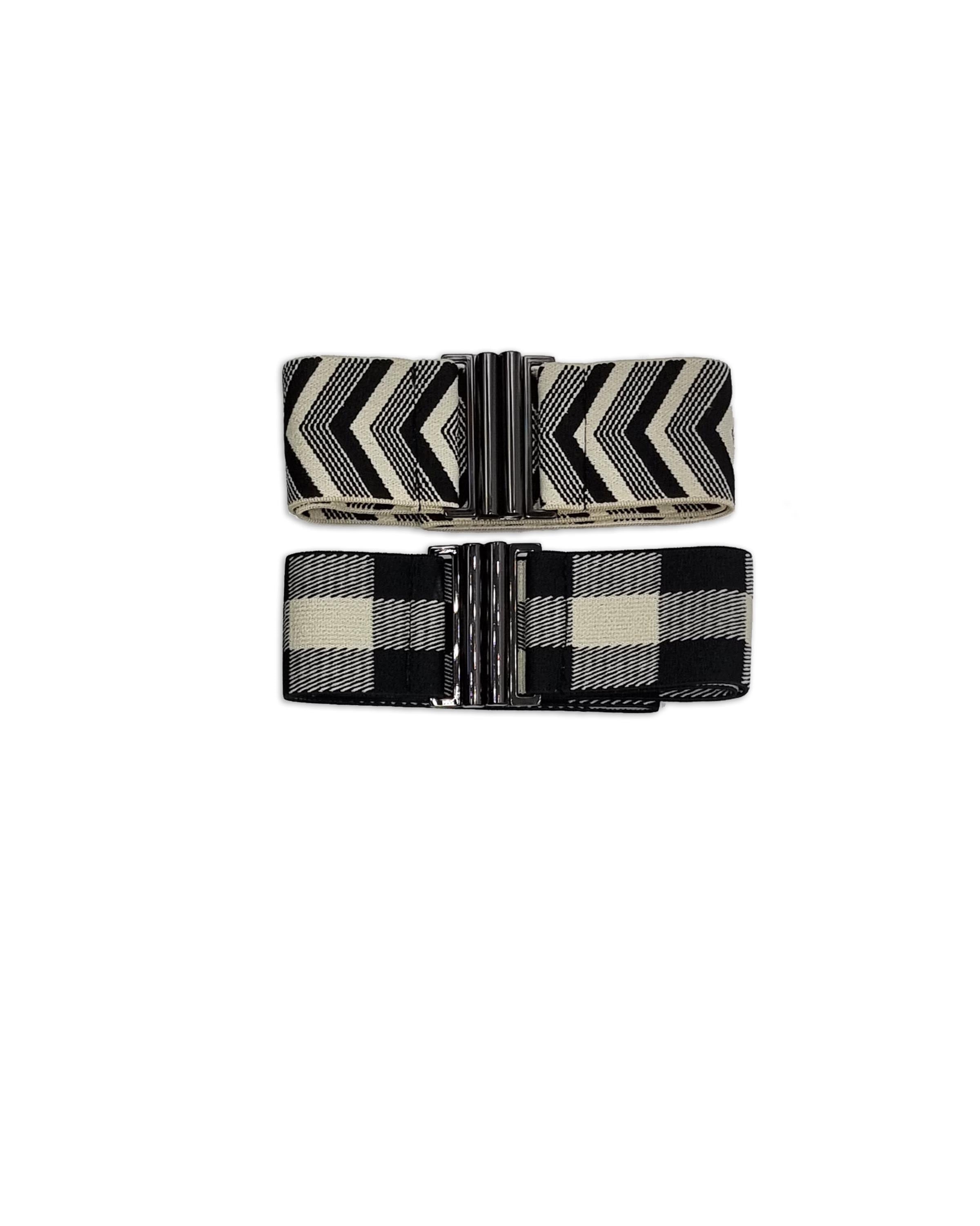 CHECKERBOARD ELASTIC BELT