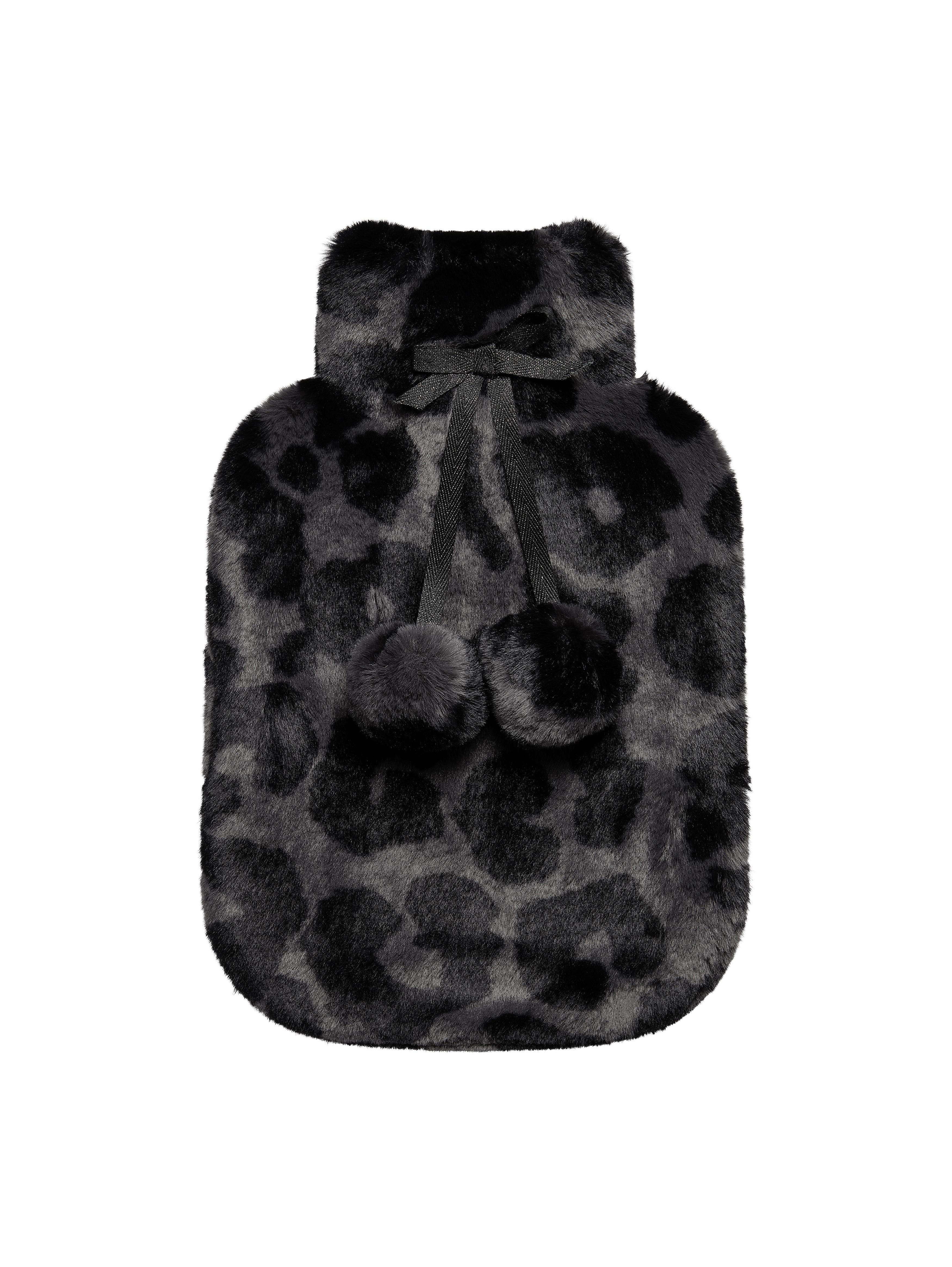 FAUX FUR HOT WATER BOTTLE-LEO
