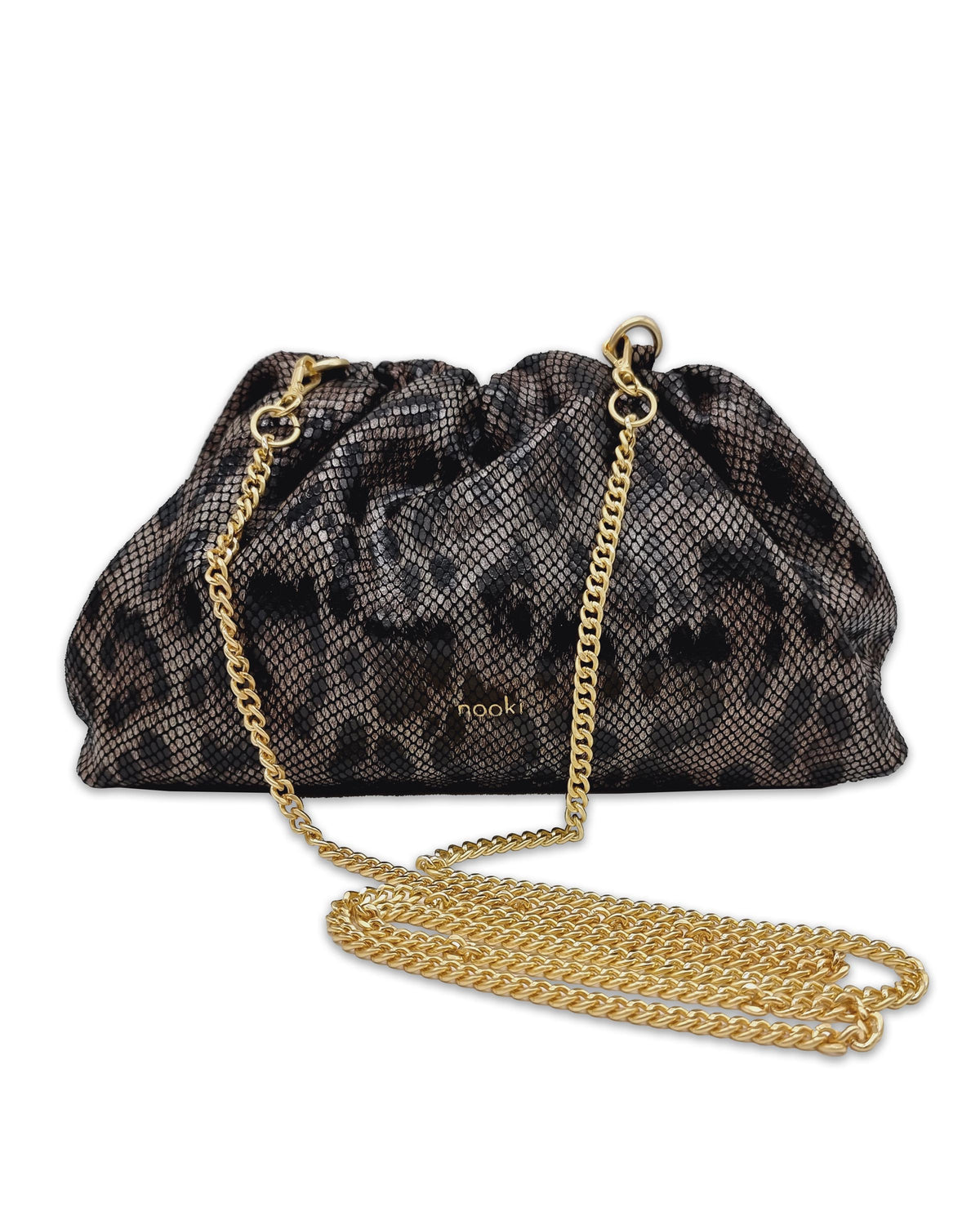 LUCINDA CLUTCH BAG-SNAKE