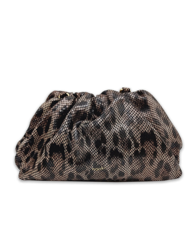 LUCINDA CLUTCH BAG-SNAKE