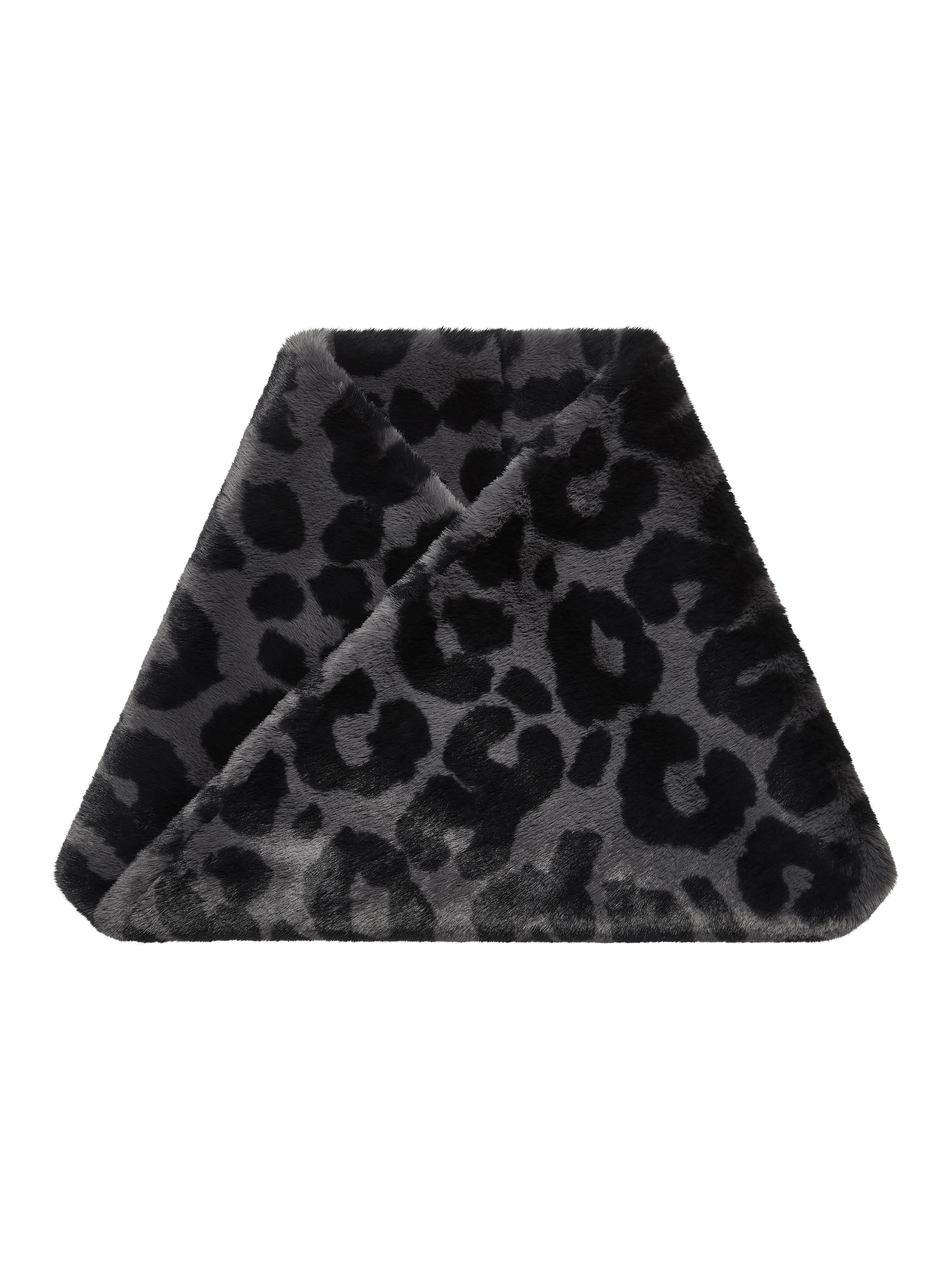 TABITHA FAUX FUR SNOOD-GREY