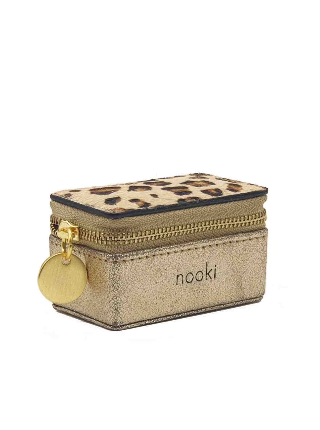 Julep Mini Jewellery Box - Gold Leopard