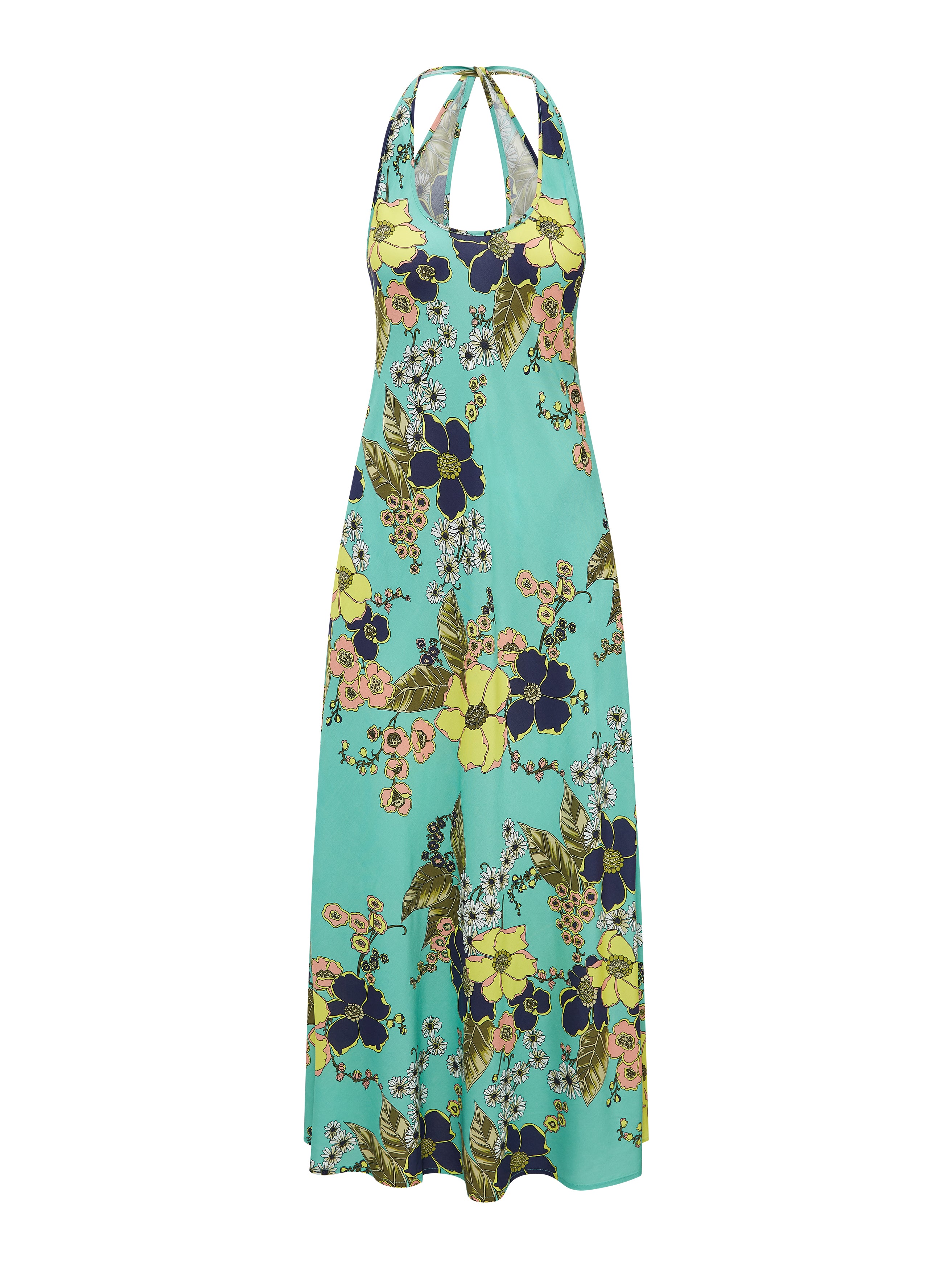 LENA MAXI DRESS - TURQ