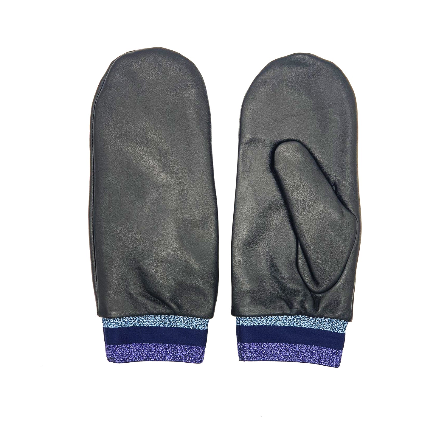 Lupin Leather Mittens