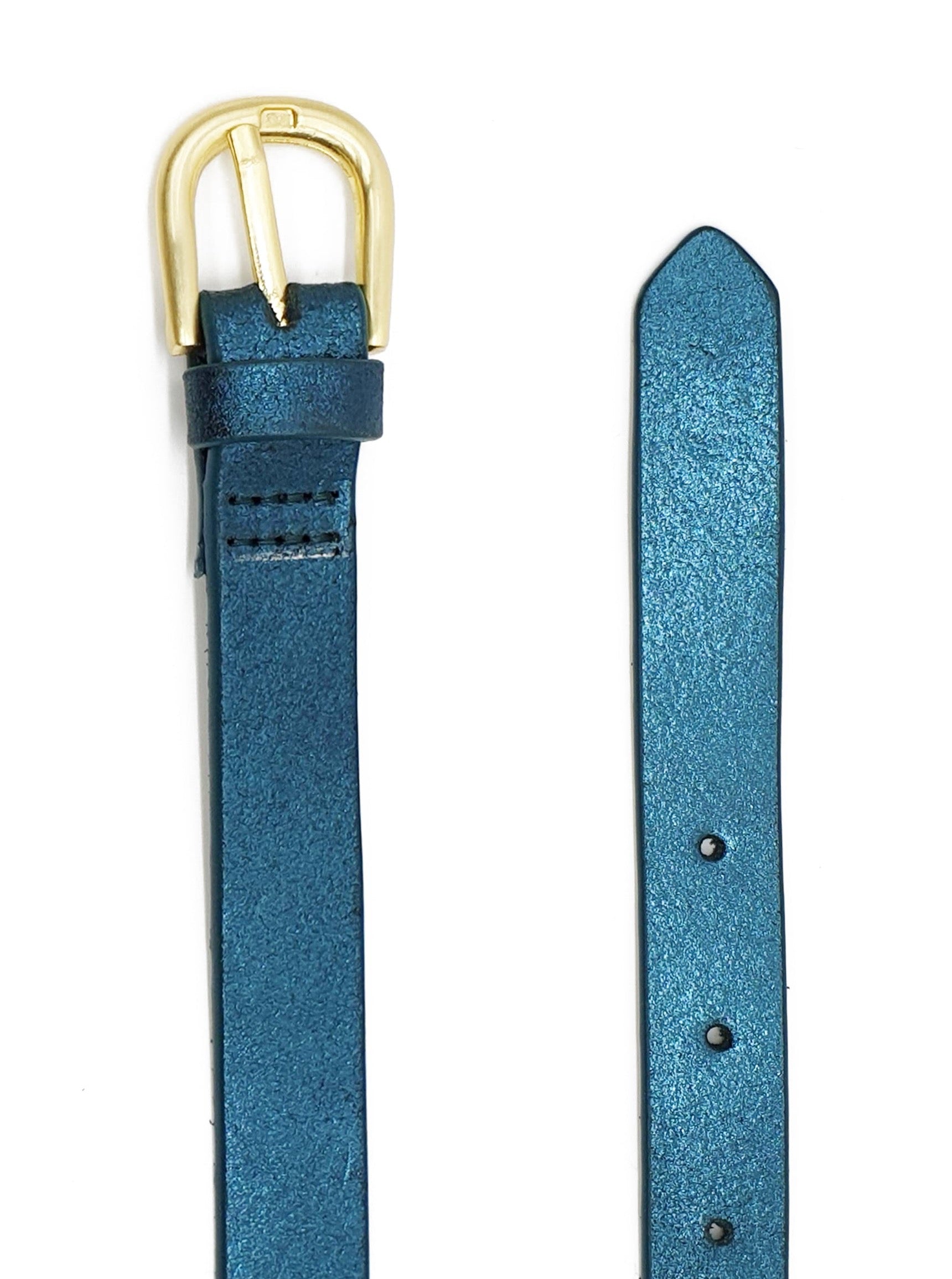 Melena Metallic Belt - Teal